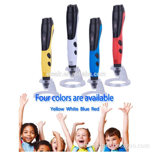 Hot Promotional Printing Machine For Newest Plastic 3D Pen With Plastic Holder